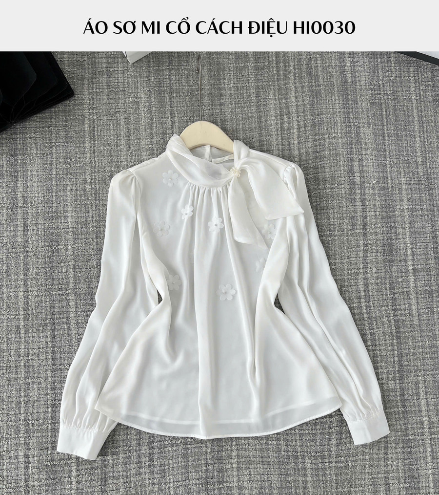 ÁO SƠ MI LỤA HI0030