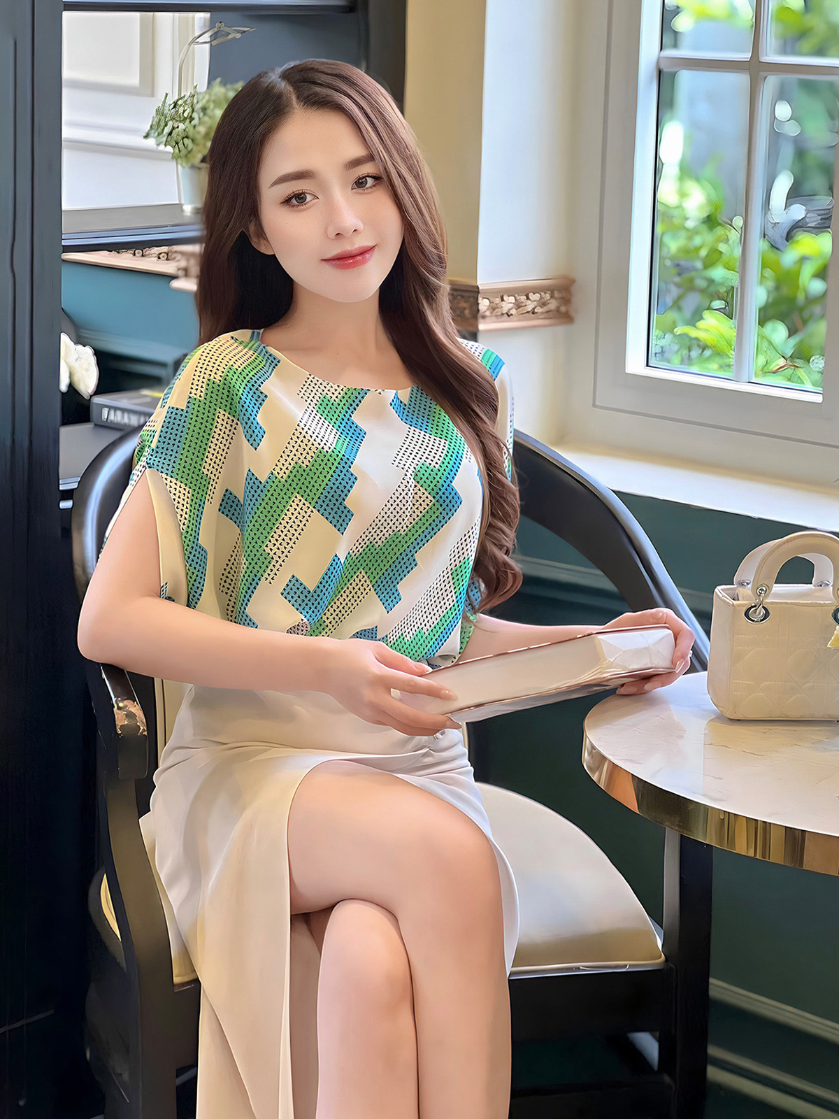 VÁY ĐẮP TRƯỚC 4 NÚT AL0529