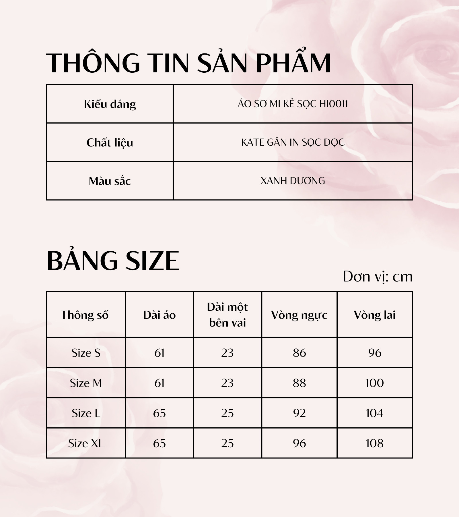 ÁO SƠ MI HI0011