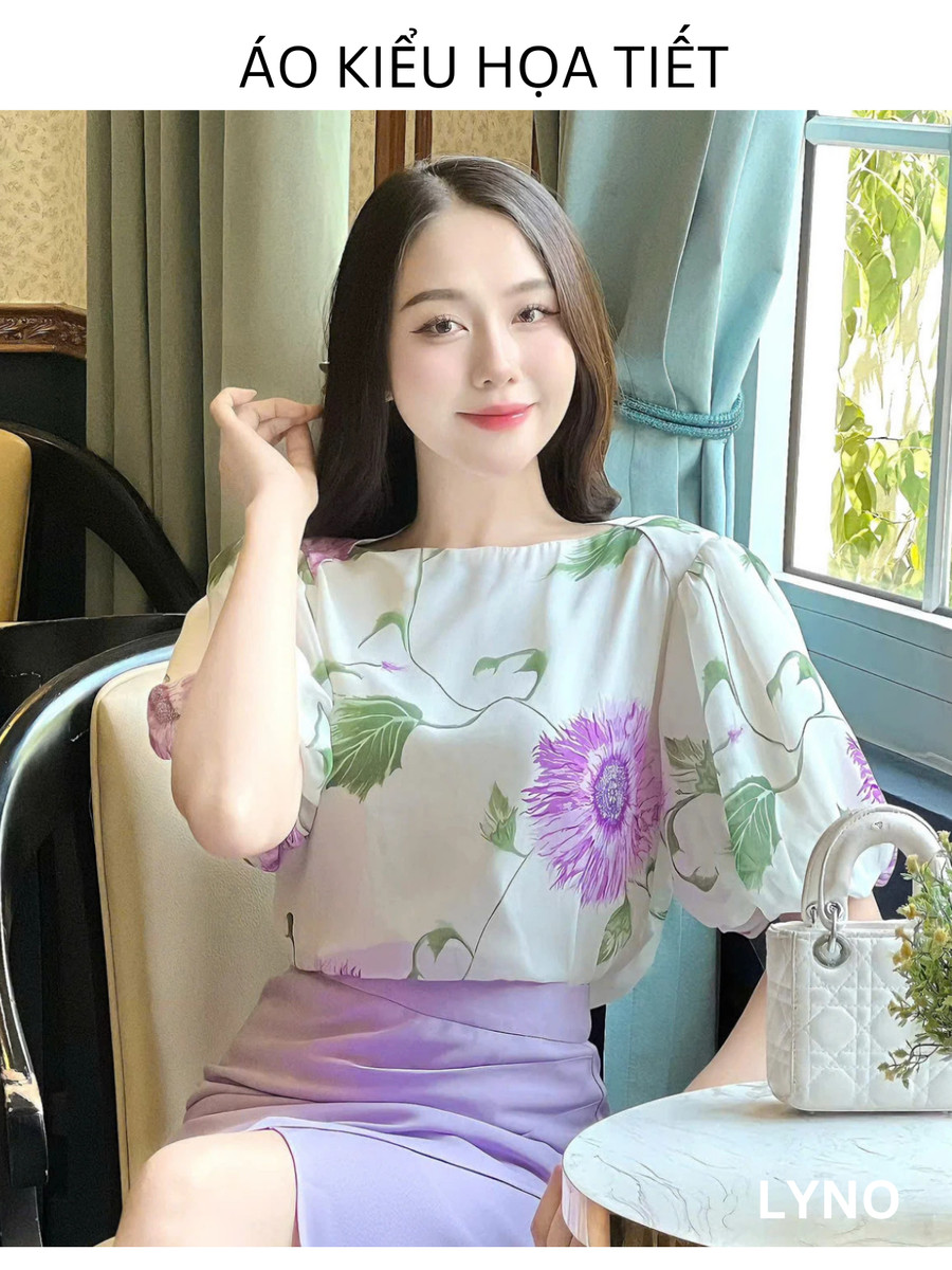 ÁO KIỂU HỌA TIẾT TK0077