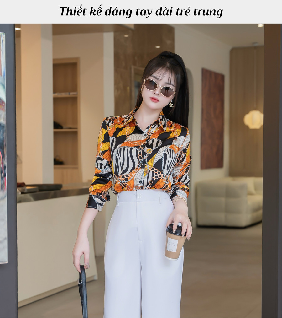 ÁO SƠ MI HỌA TIẾT AB0510