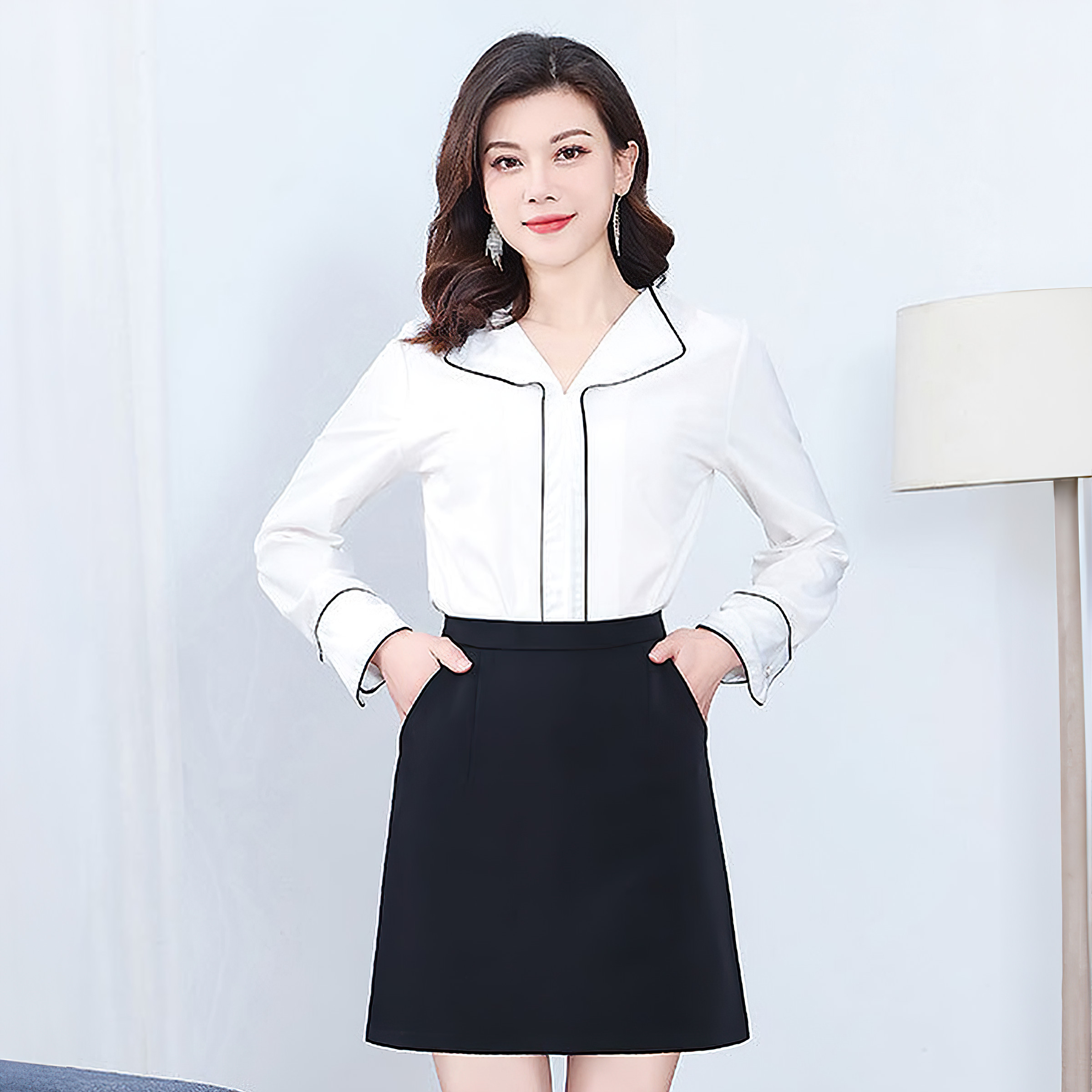 CHÂN VÁY CHỮ A AB0354