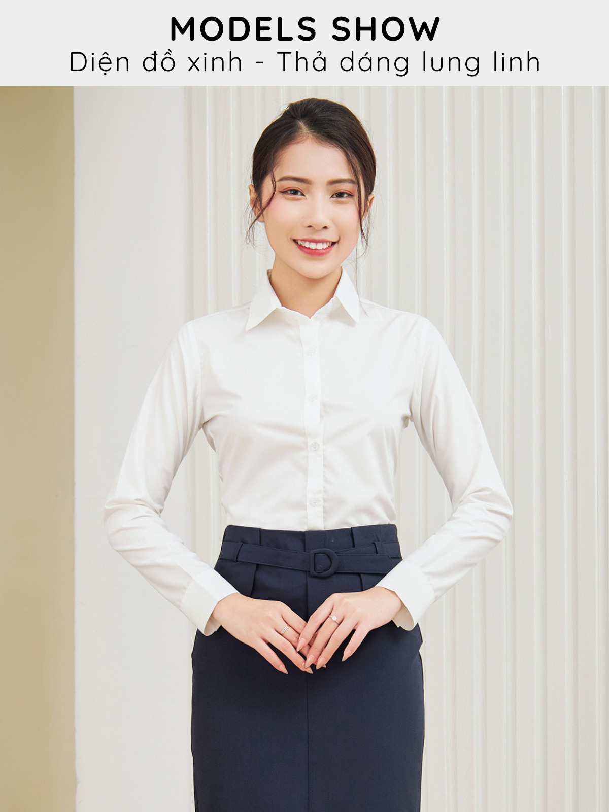 SƠ MI CƠ BẢN TAY DÀI AB0391