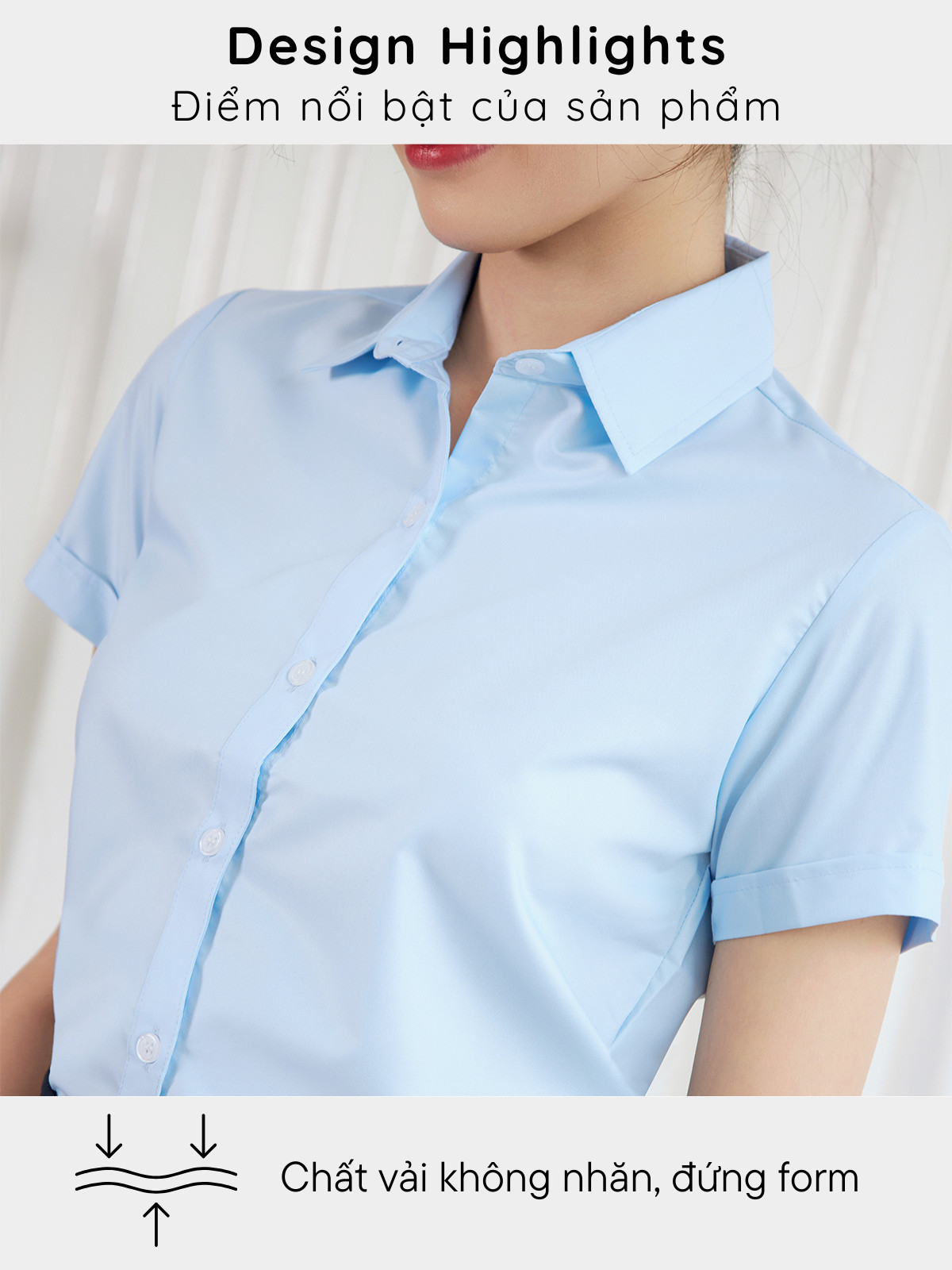 SƠ MI CƠ BẢN TAY NGẮN AB0390