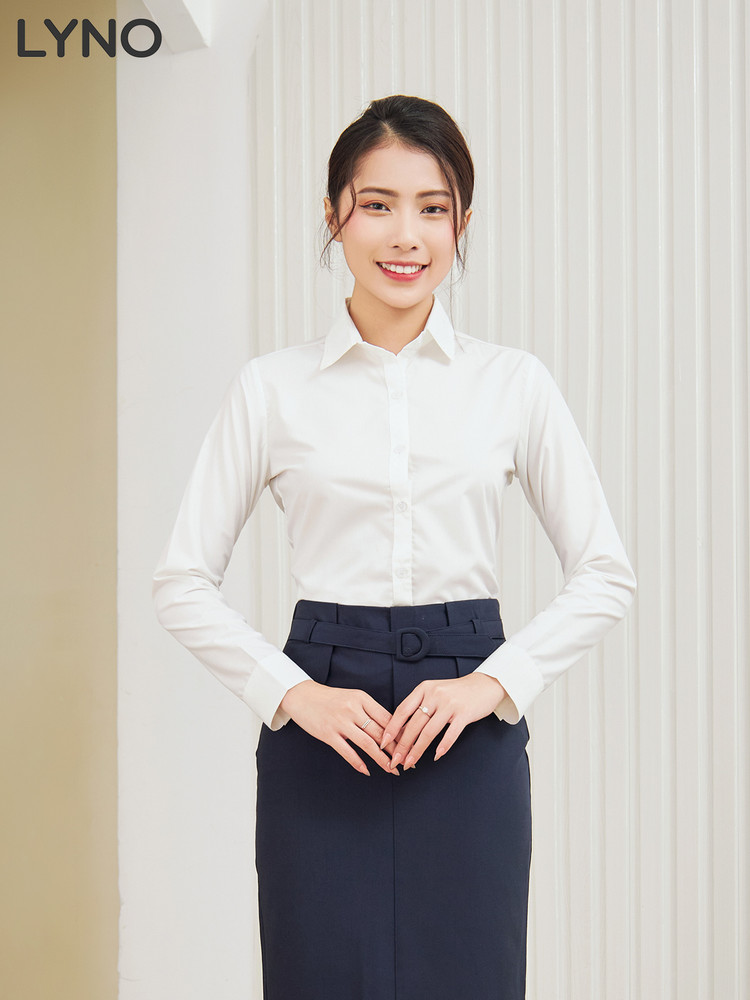 SƠ MI CƠ BẢN TAY DÀI AB0391