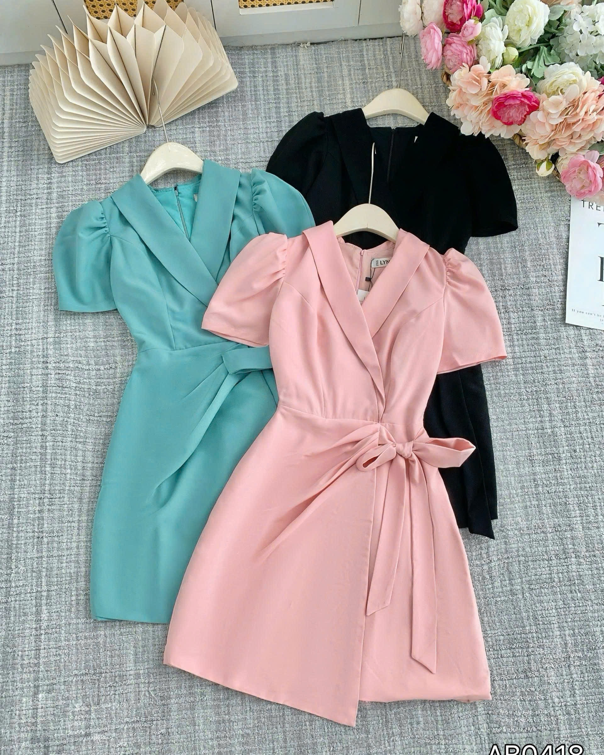 ĐẦM THẮT NƠ AB0418
