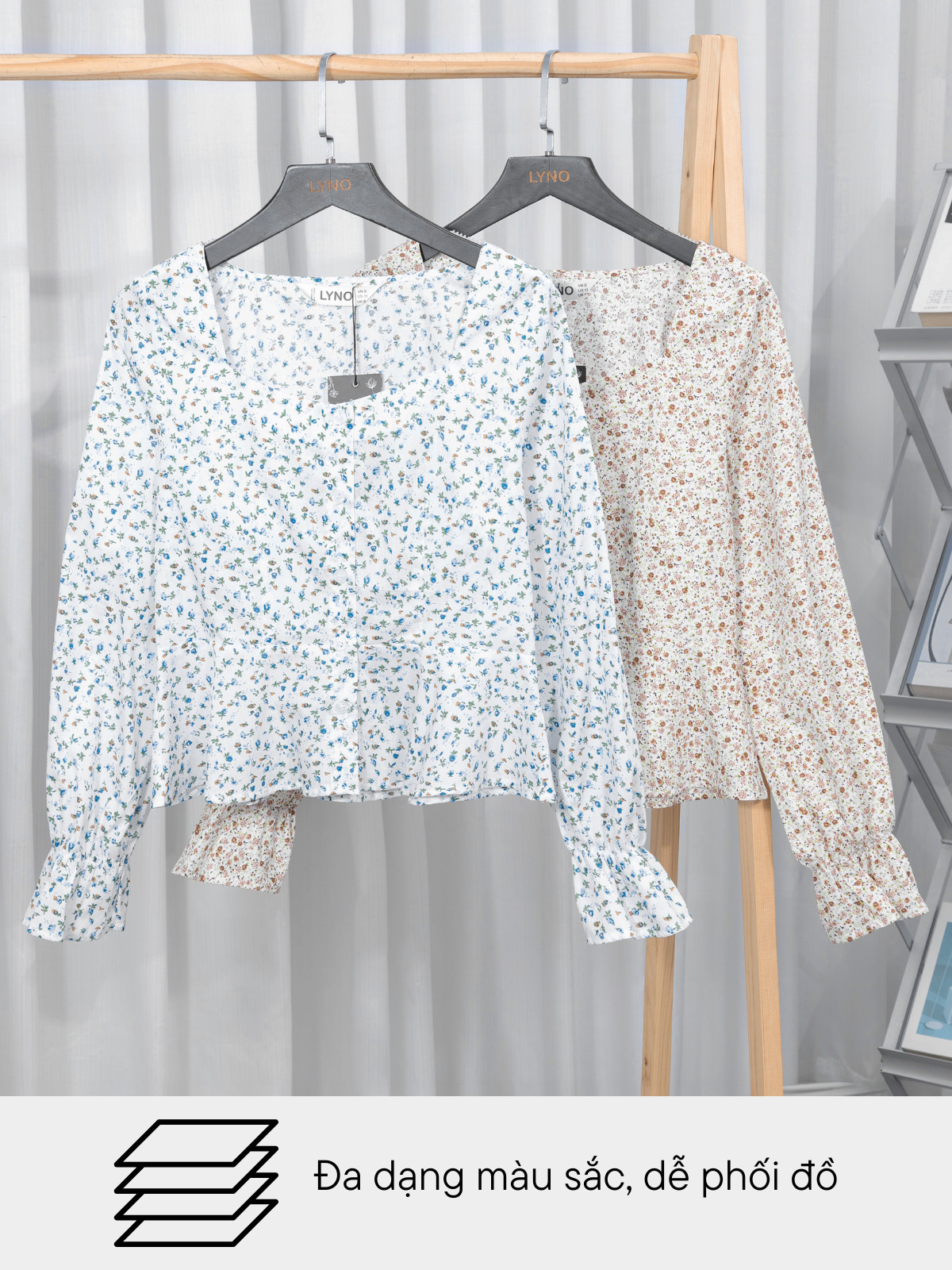 ÁO KIỂU NHÚN TAY HÀN QUỐC AB0399