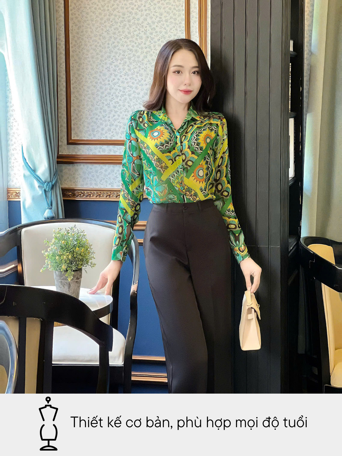 ÁO SƠ MI IN HỌA TIẾT AB0487