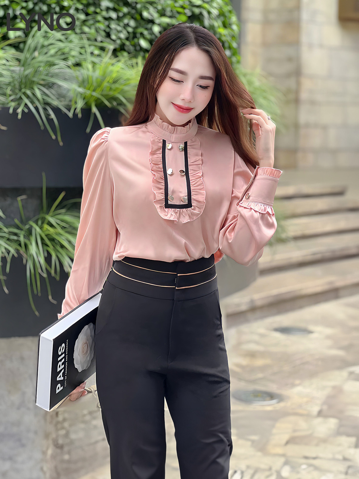 QUẦN ỐNG ĐỨNG LƯNG CAO HI0002