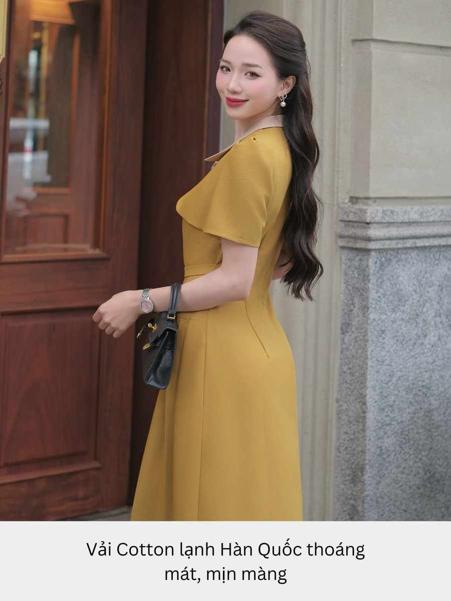 ĐẦM DÀI THIẾT KẾ PHỐI ÁO AL0922