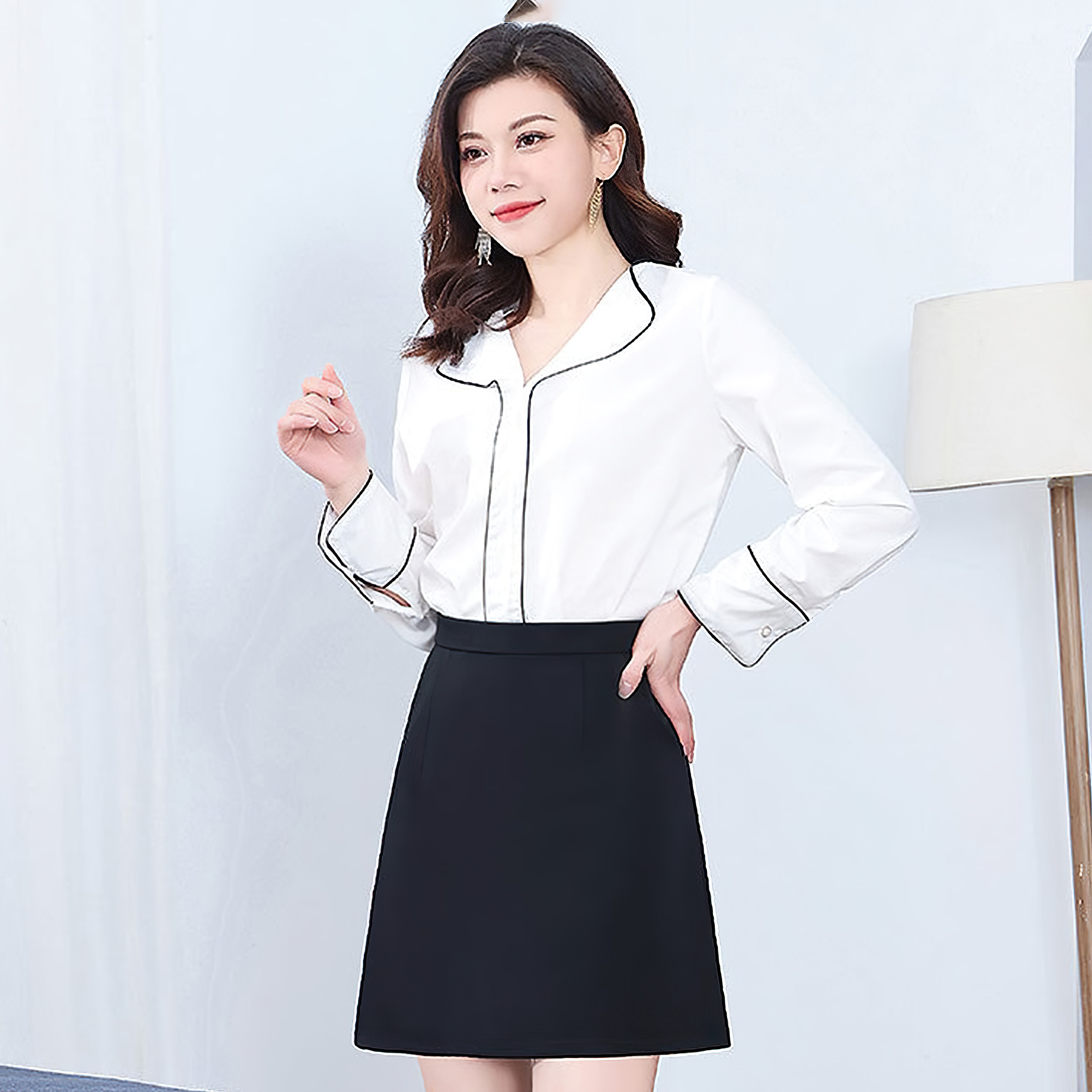 CHÂN VÁY CHỮ A AB0354